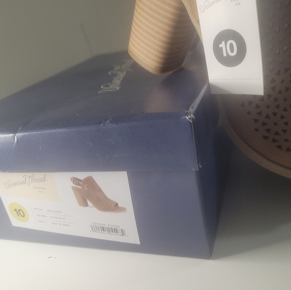 New in box Heeled Sling Back Cut Out women Boots size 10 - Picture 10 of 14